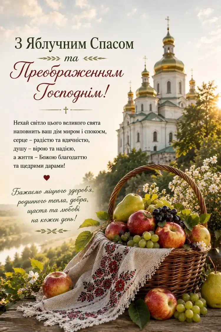 Яблучний Спас 2026: Чому Цей Серпневий День Змінює Все Та Як Привітати Рідних | MODISTA Яблучний Спас 2026: Чому Цей Серпневий День Змінює Все Та Як Привітати Рідних | MODISTA